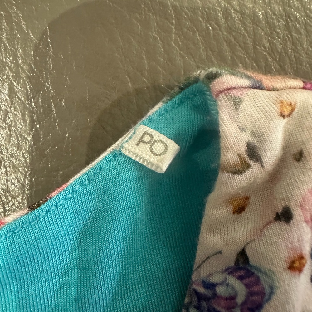 Posh Peanut Floral Kids Dress - Pink and Blue - Picture 4 of 5
